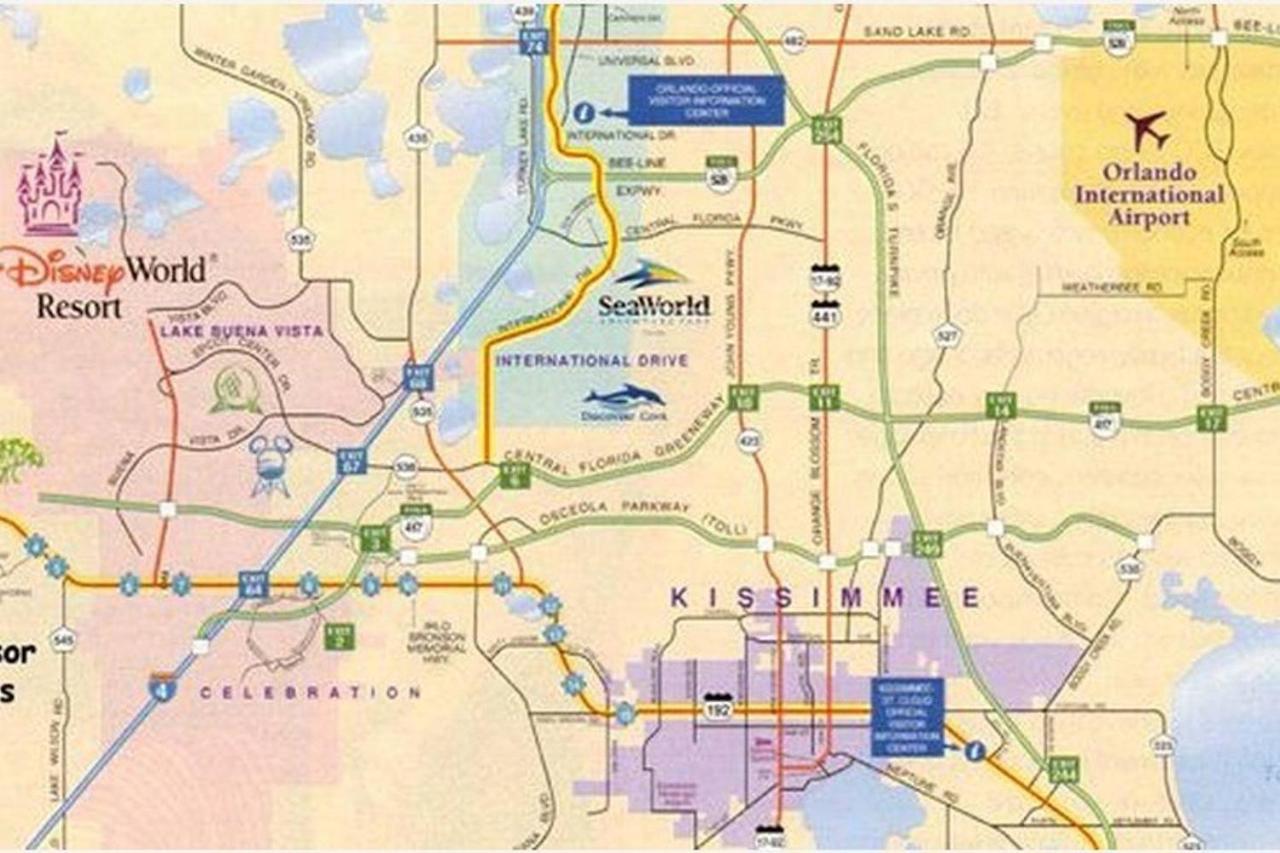 3 Bedroom Resort Style Condo, 3 Miles To Disney! Kissimmee Buitenkant foto